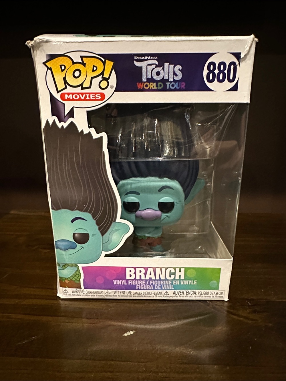 Funko Pop! Trolls World Tour Branch Vinyl Figure